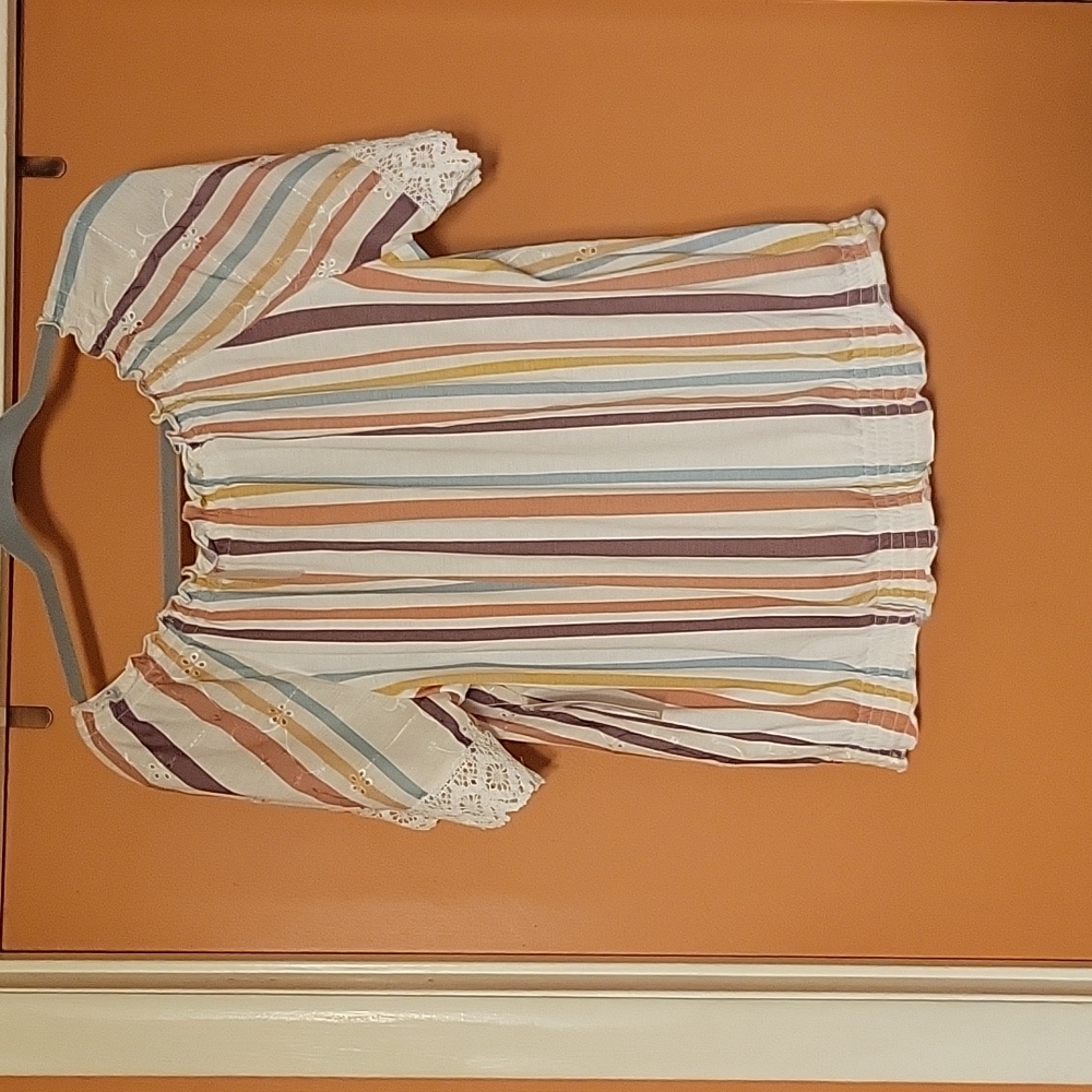 Womens Striped Blouse - Picture 2 of 3